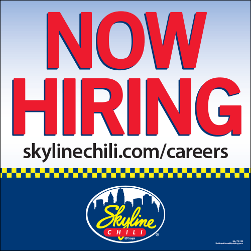 Now Hiring Window Cling (2' x 2')