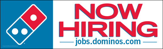 Now Hiring Banner [10' x 3'] - Click Image to Close