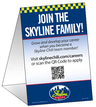 Join the Skyline Family Table Tent - Click Image to Close