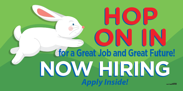 Hop on In Banner [6' x 3'] - Click Image to Close