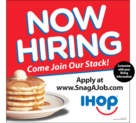 Join Our Stack Hiring Window Cling (3' x 3')